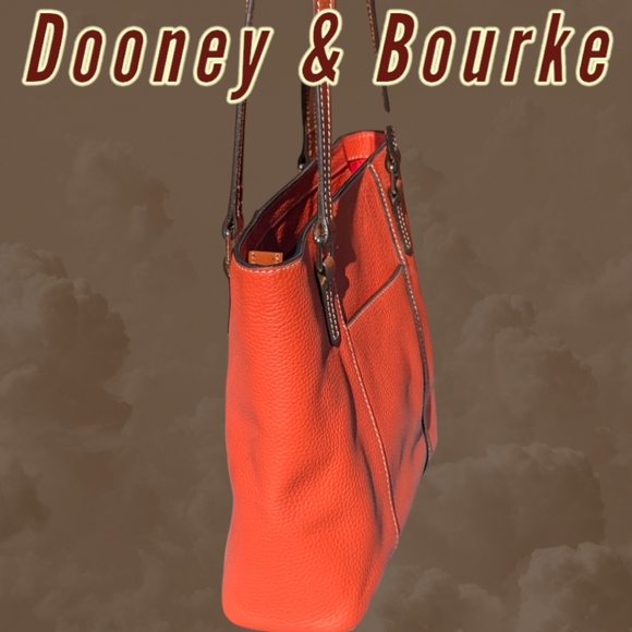Bundle, Pebbled Leather Small Lexington in Orange & Continental Wallet in Grey